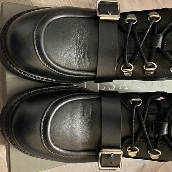 NWT All Saints Yarrow Military boots - Picture 3 of 5